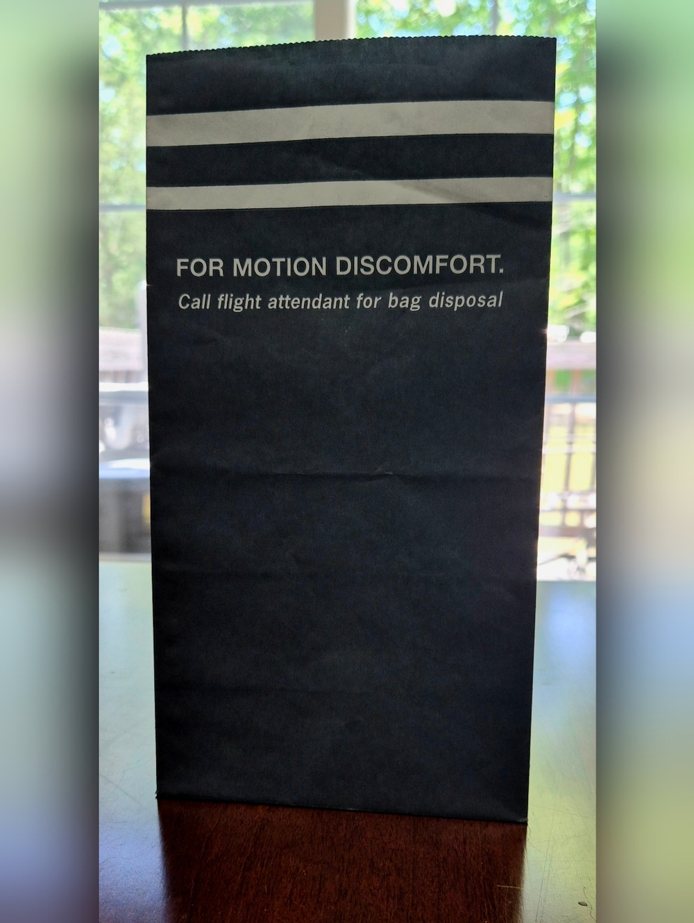 Navy Blue Airline Motion Sickness Discomfort Bags-13 Travel Unused